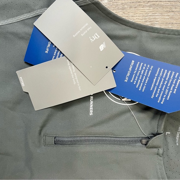 New Balance Gray Tank Top - Picture 3 of 3